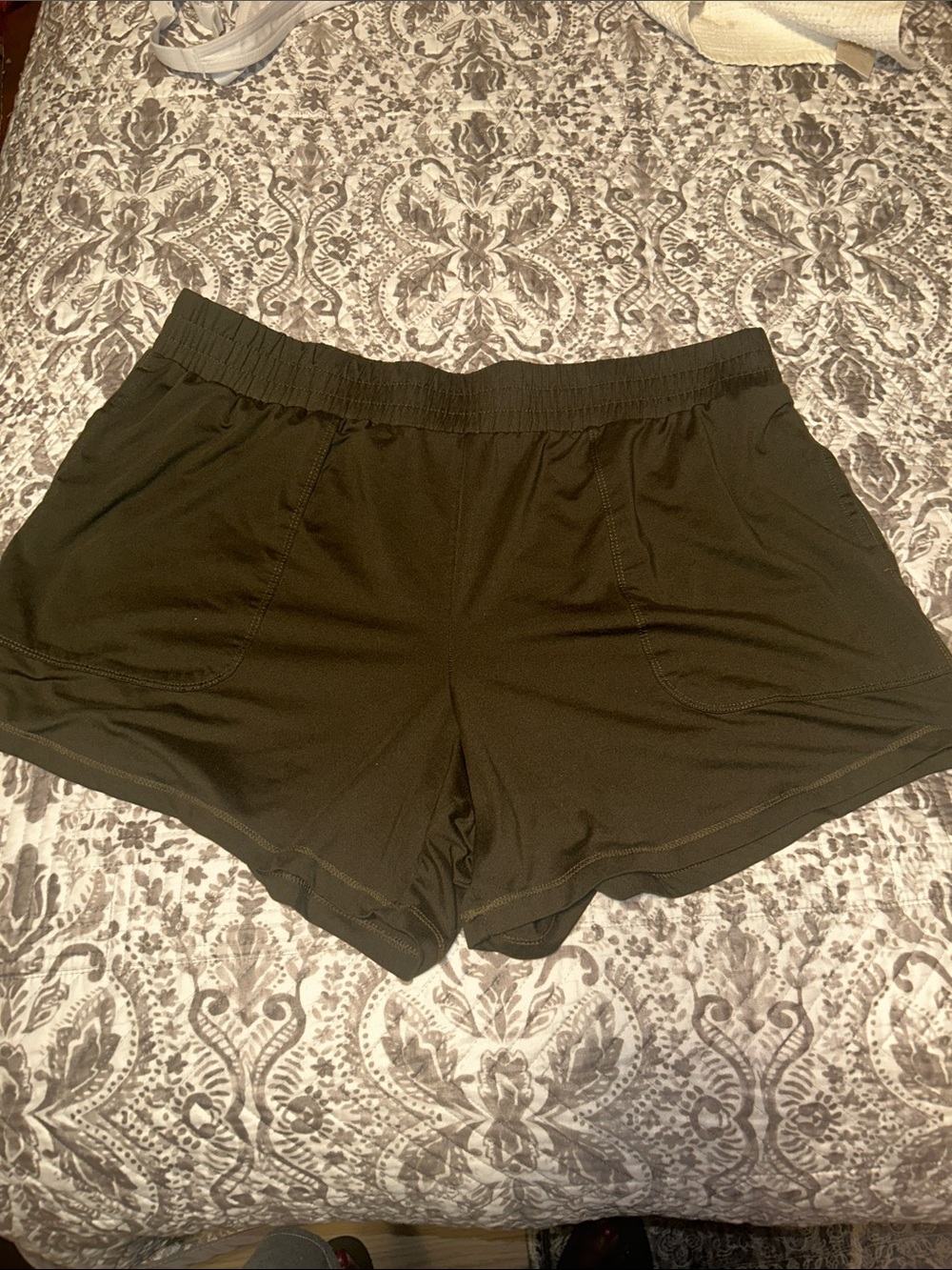 all in motion Black Women's Athletic Shorts with Elastic Waist